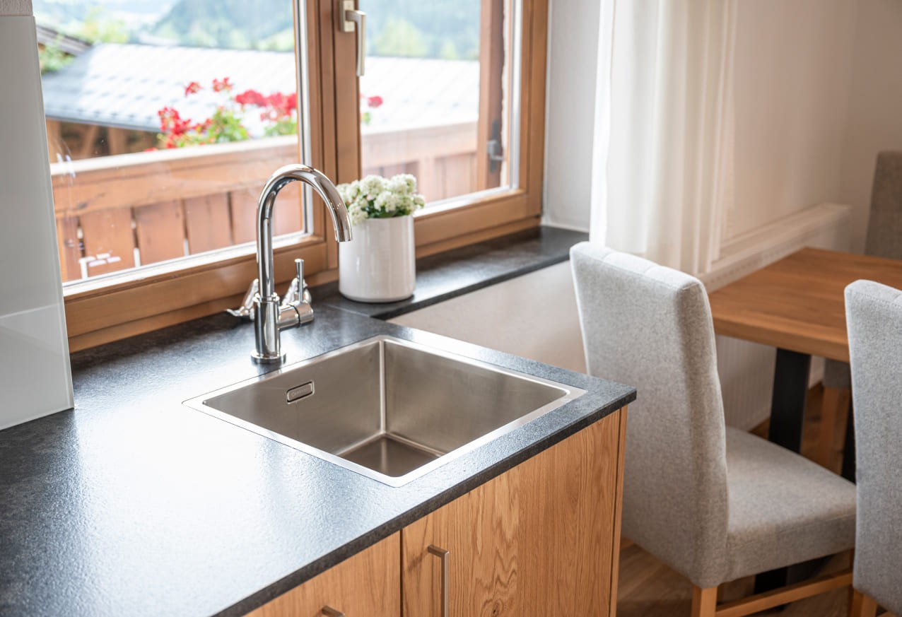 Waschbecken in der Küche