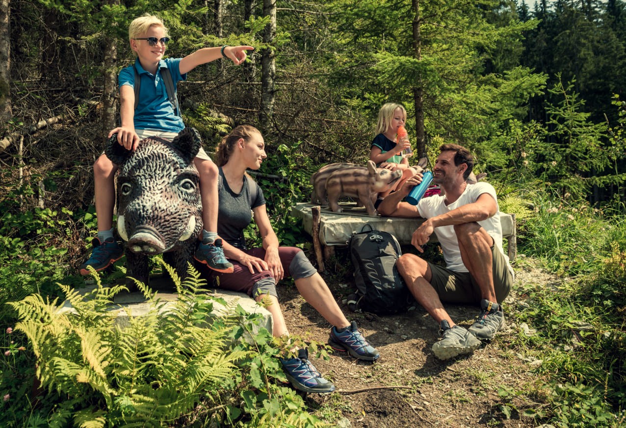 Familienwanderung KITIWAPF © TVB Eben