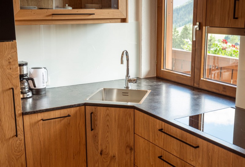 Eckküche im Appartement