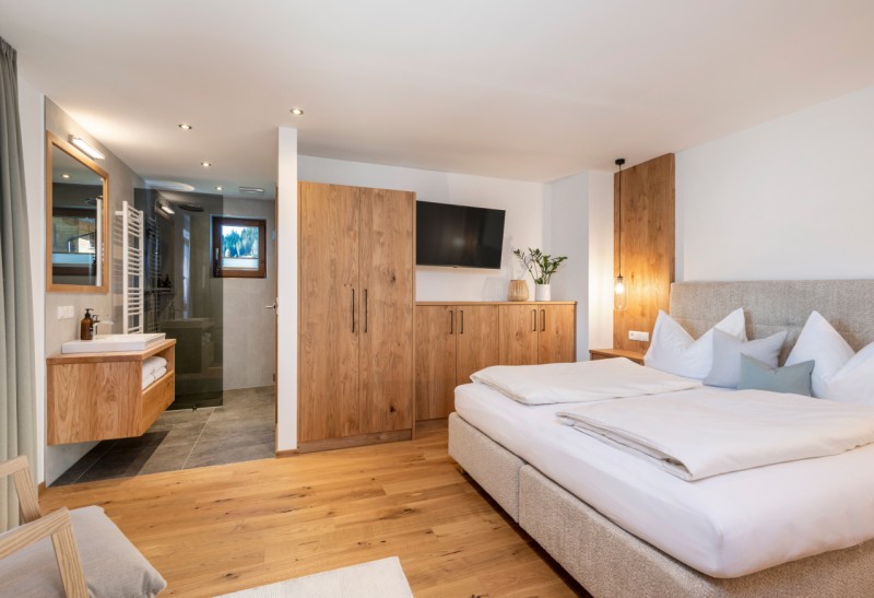 Schlafzimmer im Appartement Mathi