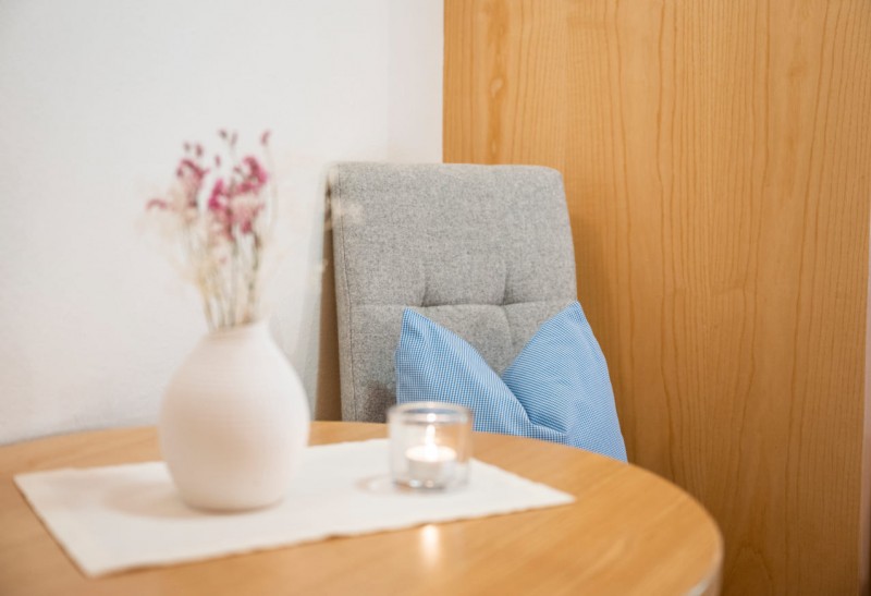 Liebevoll von den Gastgebern dekoriert