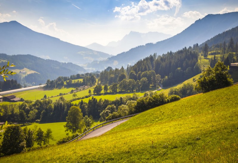 Blick Richtung Norden - einfach eine traumhafte Aussicht ins Tal