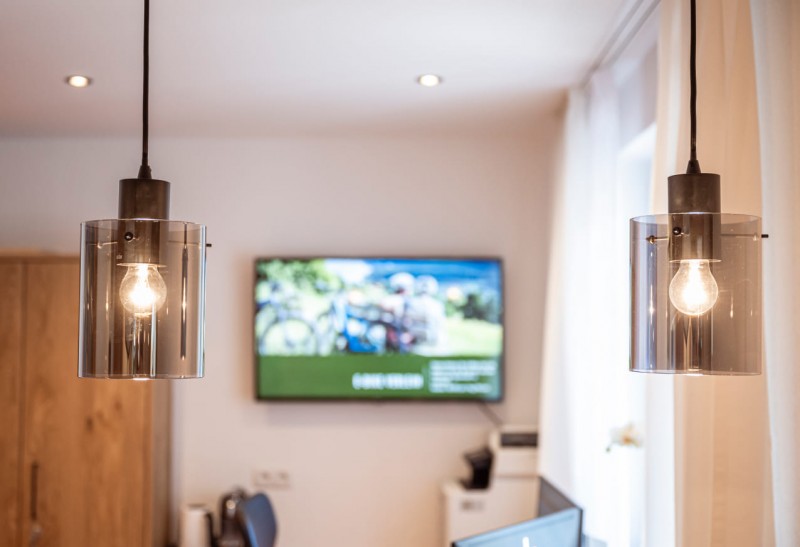 Dekoration an der Rezeption