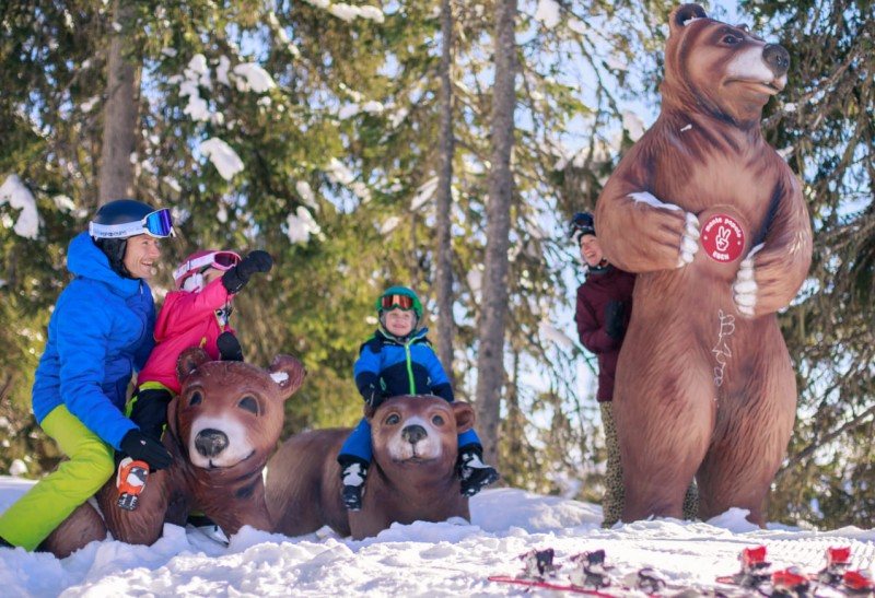 Tiere im Skigebiet © TVB Eben / O-MANS