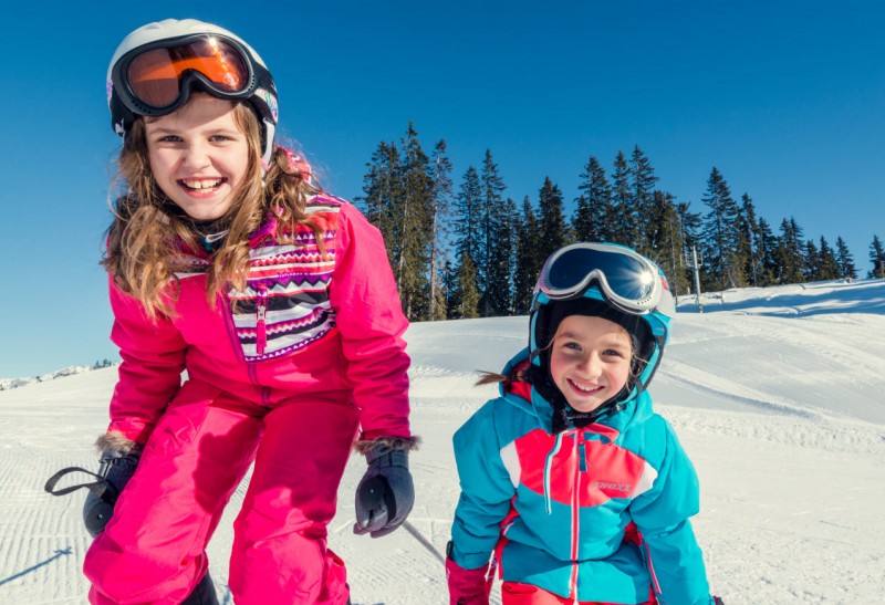Kinder haben Spaß auf den Ebener Skipisten © TVB Eben / Daniel Sobietzki