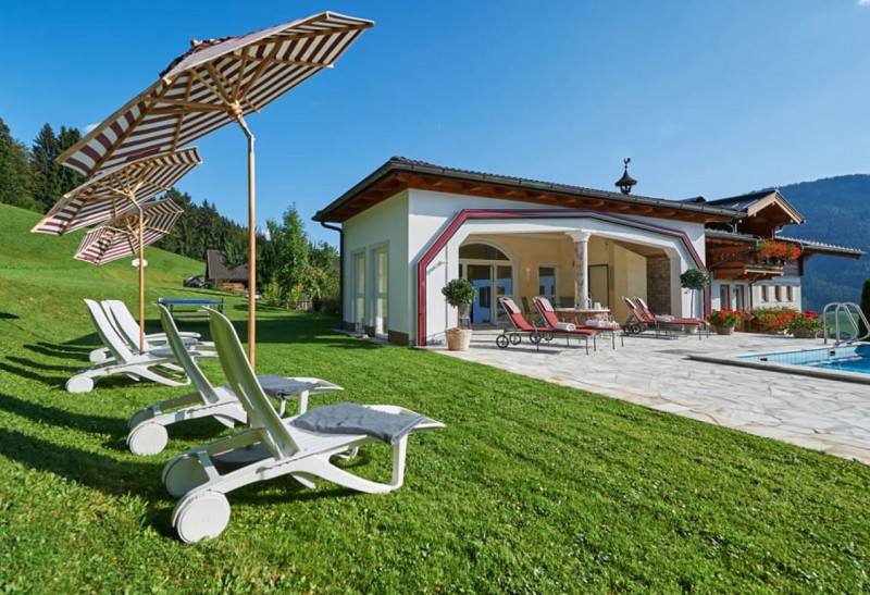 Relaxbereich im Grünen