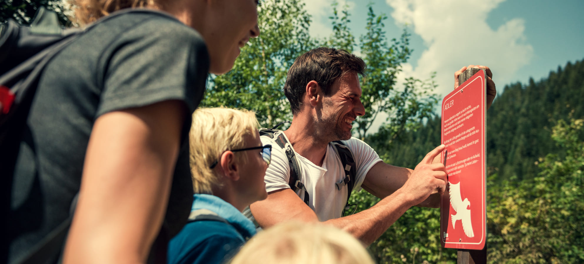 Gemeinsam die Natur und die Tierwelt kennenlernen © TVB Eben / Daniel Sobietzki