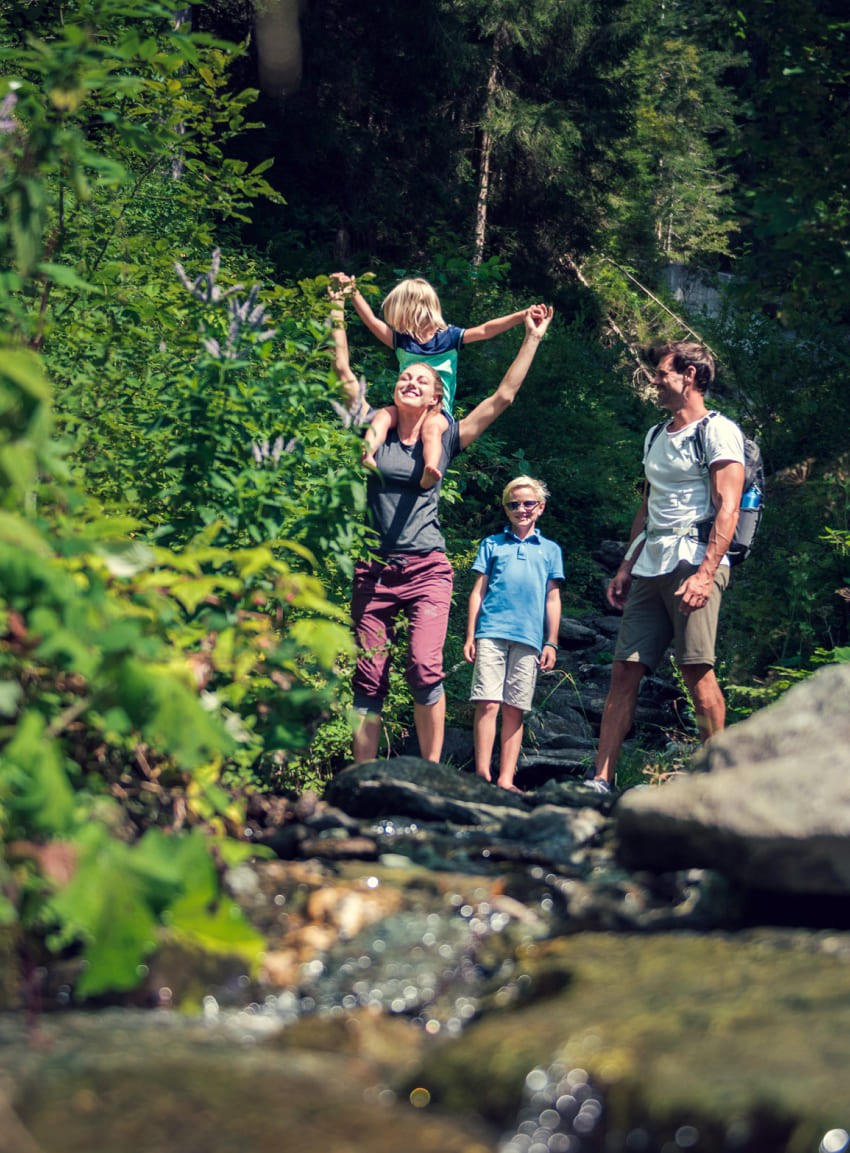 Familienwanderung in Eben © TVB Eben / Daniel Sobietzki