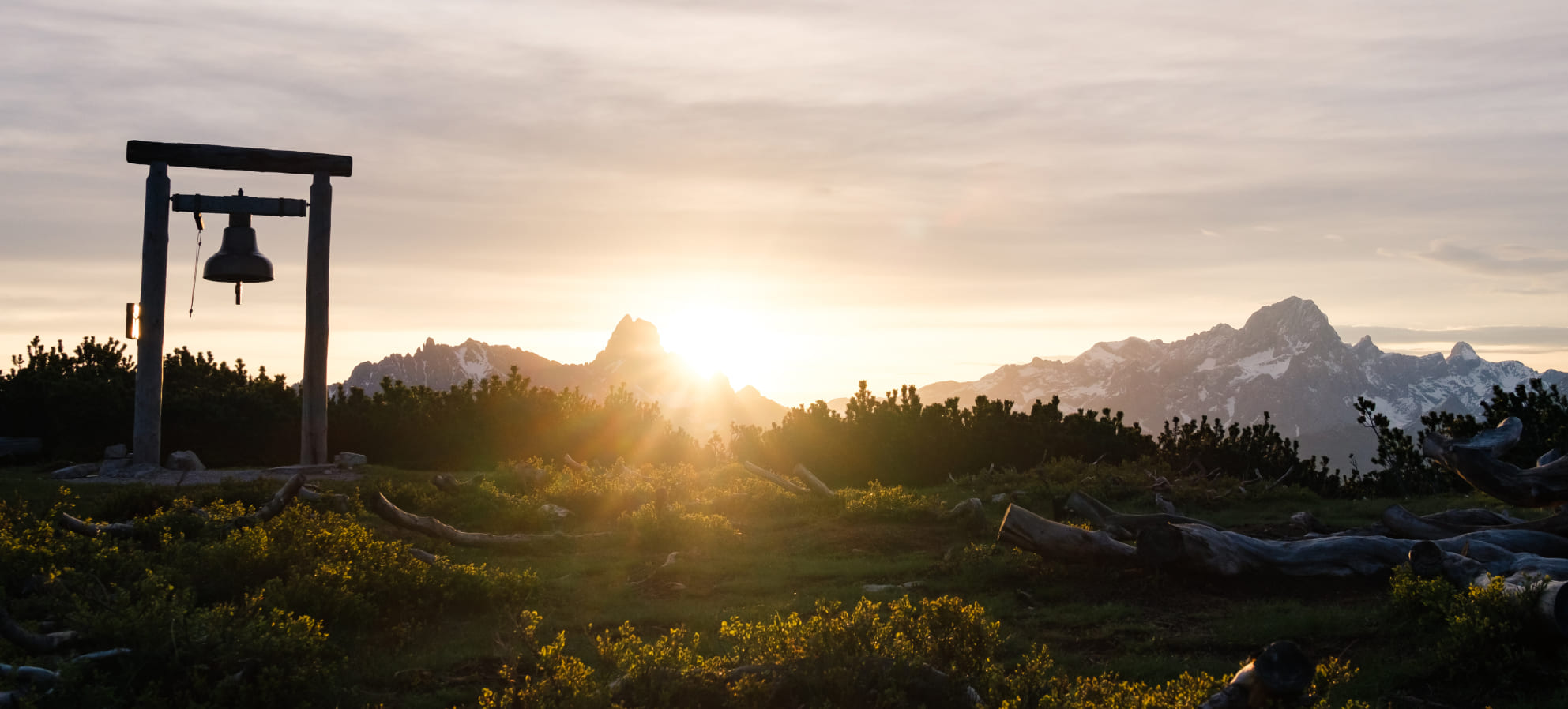 Sonnenuntergang am Gerzkopf © TVB Eben / O-MANS