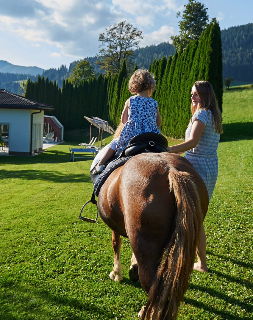 Pony reiten am Untersüßgut