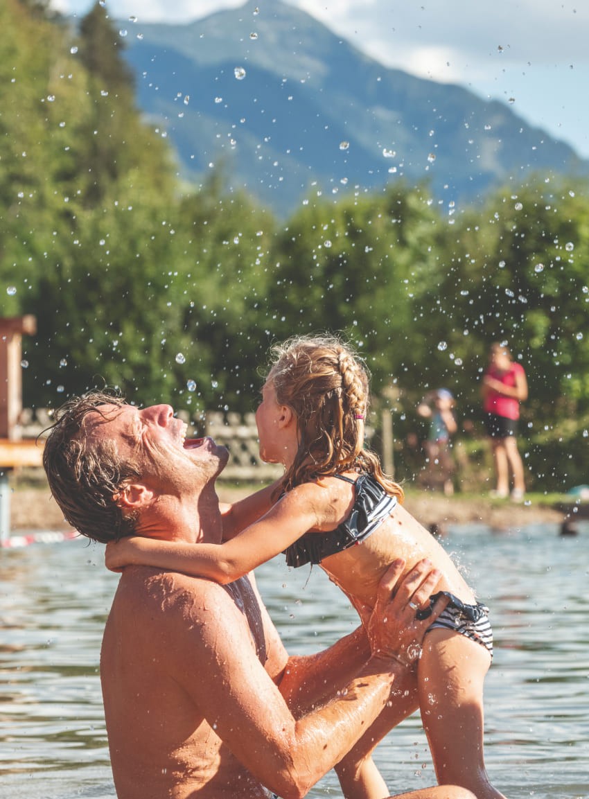 Spaß beim Baden © TVB Eben / Lorenz Masser