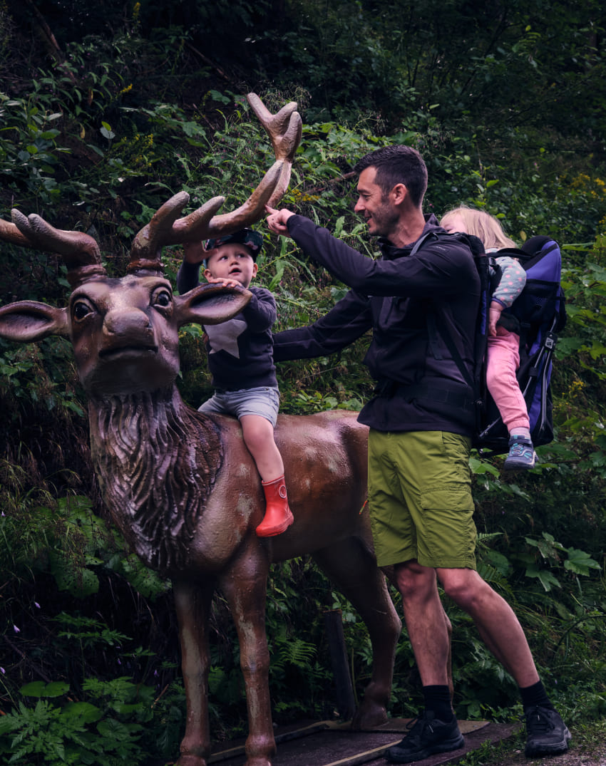 Die Waldtiere kennenlernen © TVB Eben / O-MANS