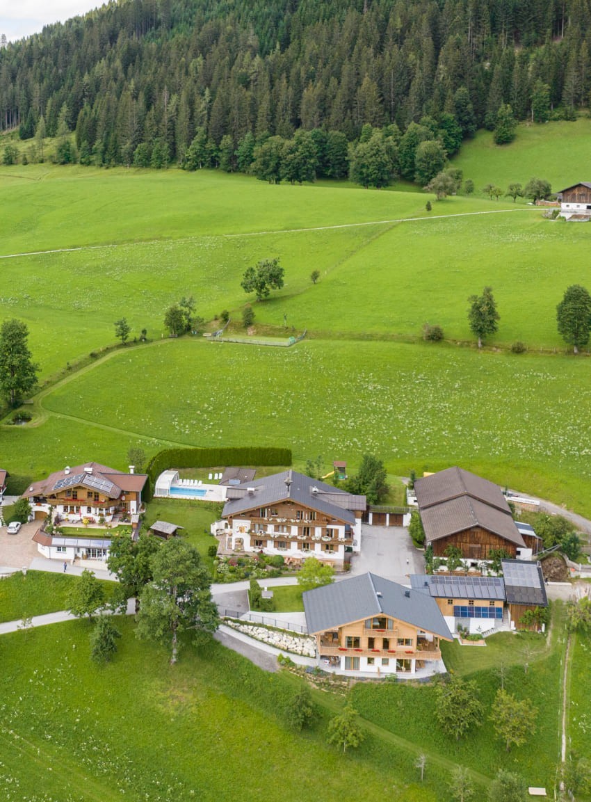 Idyllische Lage des Hofes am Berg in Eben im Pongau